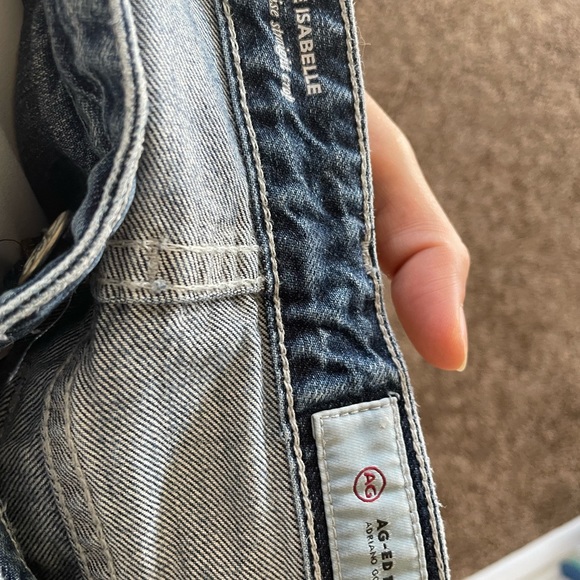 AG Jeans high rise straight crop jeans - Picture 4 of 5